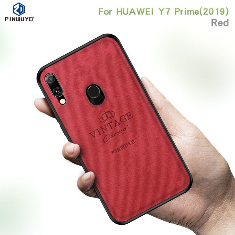 Kuori Huawei Y7 2019 Harmaa Musta Kunniakas Vuosikerta