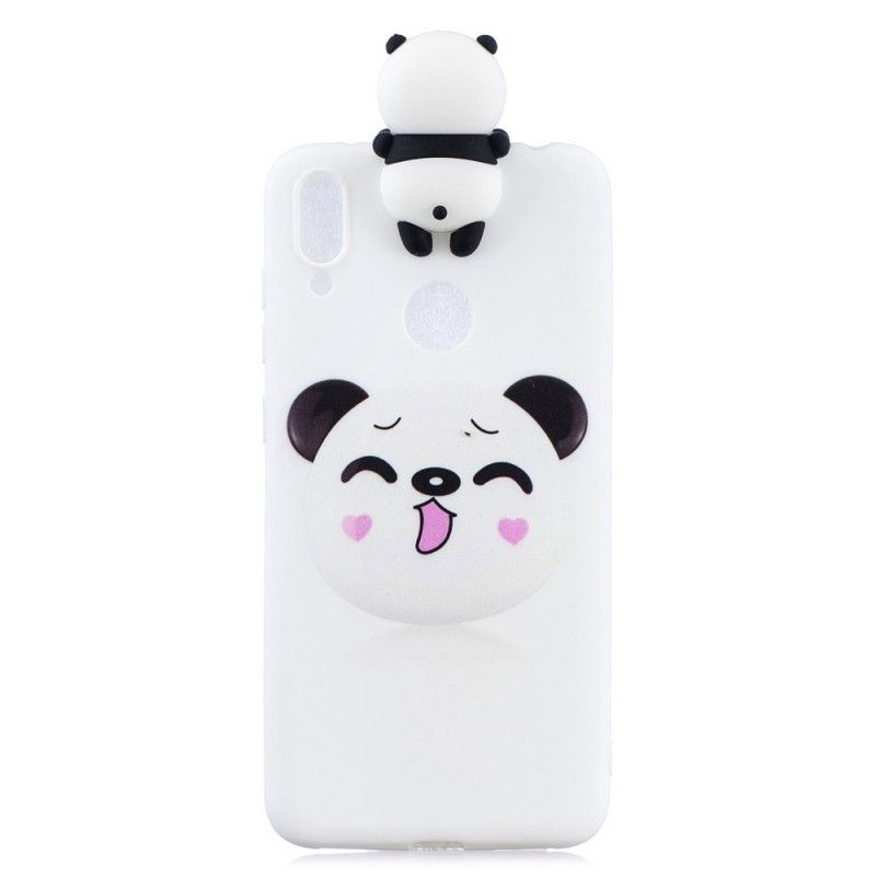 Kuori Huawei Y7 2019 Hauska 3D-Panda