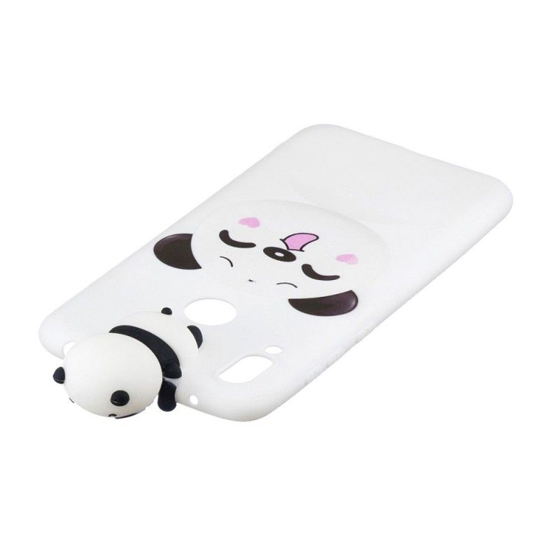 Kuori Huawei Y7 2019 Hauska 3D-Panda