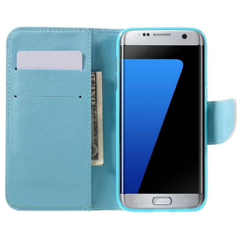 Flip Case Samsung Galaxy S7 Edge Sotilaallinen Naamiointi