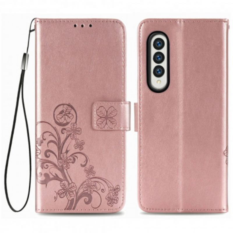 Kotelot Samsung Galaxy Z Fold 3 5g Flowers Design Hihnalla