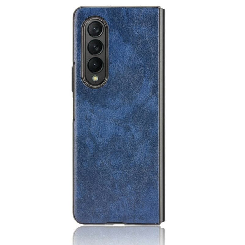 Kuori Case Samsung Galaxy Z Fold 3 5g Puhelinkuoret Litsi-nahkaefekti