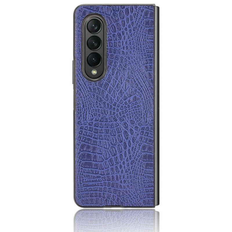 Kuori Case Samsung Galaxy Z Fold 3 5g Puhelinkuoret Tekokrokotiilinahkaa