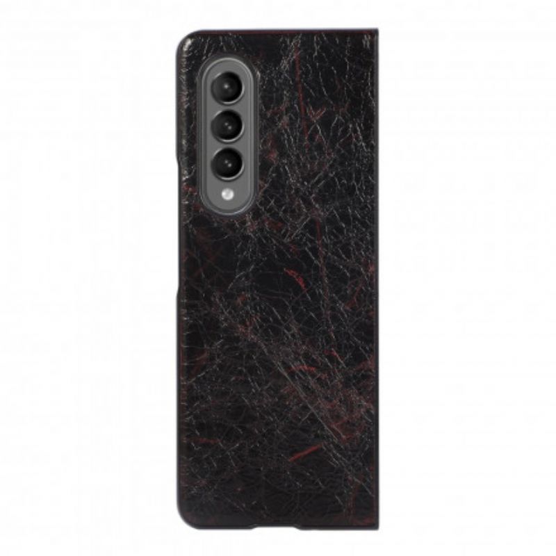 Kuori Case Samsung Galaxy Z Fold 3 5g Puhelinkuoret Teksturoitua Keinonahkaa