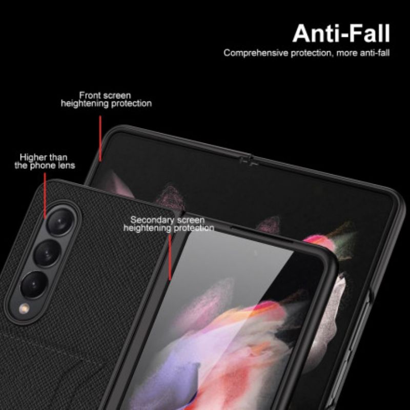 Kuori Samsung Galaxy Z Fold 3 5g Hiilikuitukorttikotelo Gkk Suojakuori