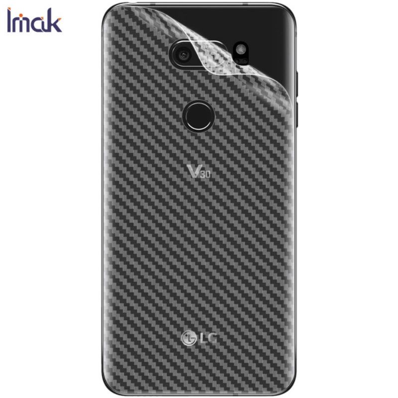 Takasuojakalvo LG V30 Carbon Imak