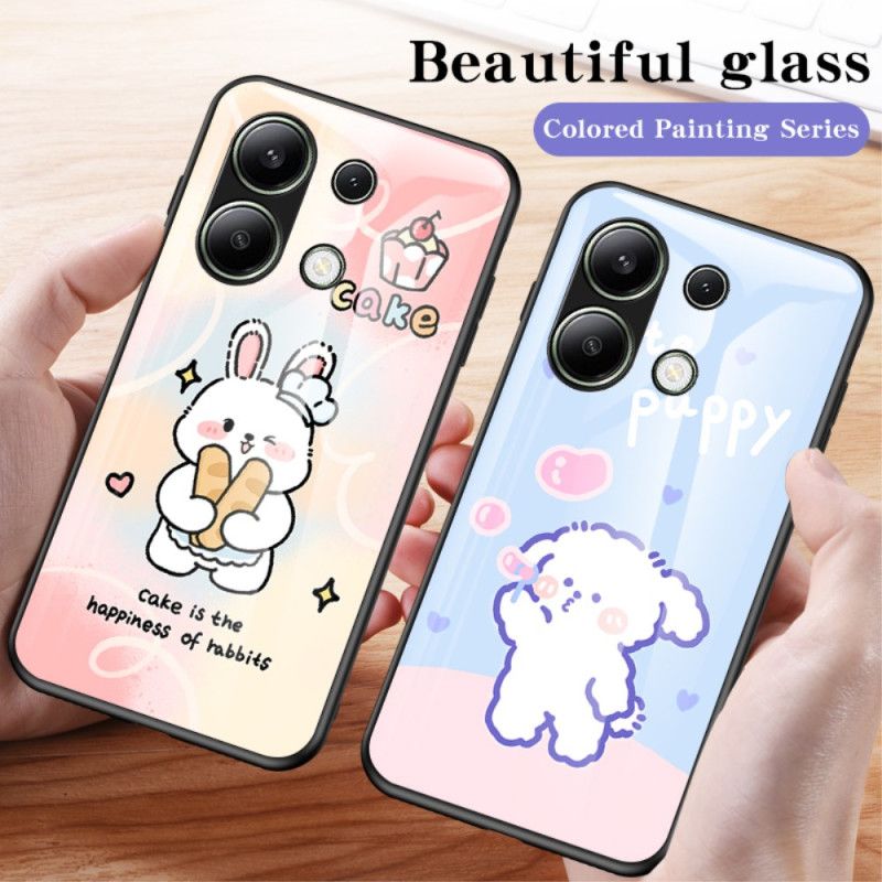 Case Xiaomi Redmi Note 13 4g Puhelinkuoret Sarjakuvakuvioinen Karkaistu Lasi