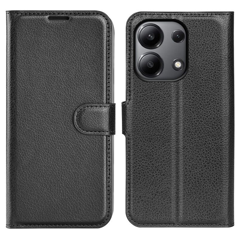 Kotelot Xiaomi Redmi Note 13 4g Classic Litchi Faux Leather