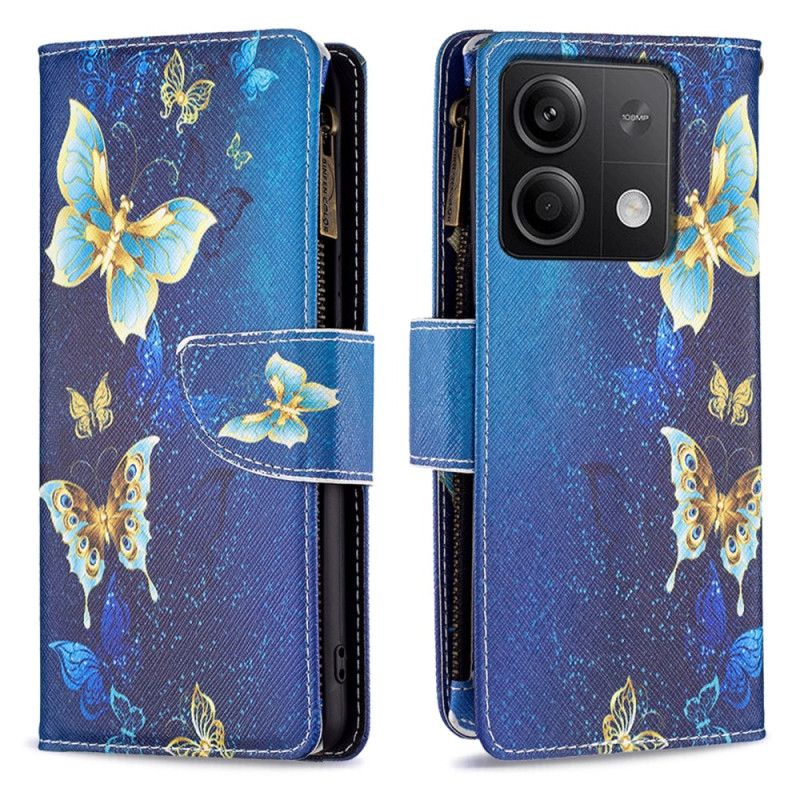 Kotelot Xiaomi Redmi Note 13 4g Puhelinkuoret Golden Butterflies -lompakko