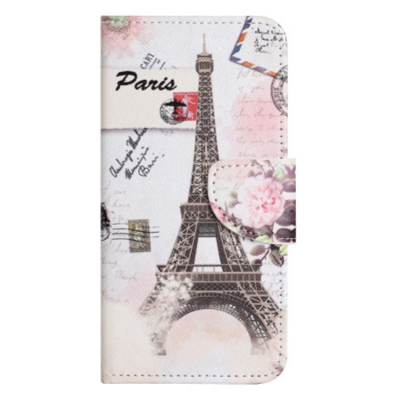 Kotelot Xiaomi Redmi Note 13 4g Vintage Eiffel-torni