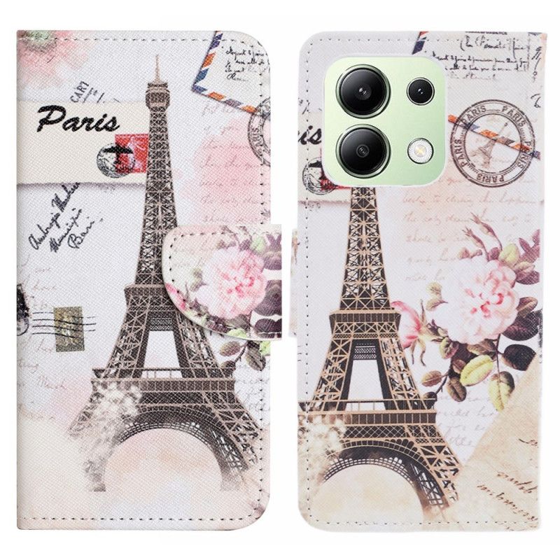 Kotelot Xiaomi Redmi Note 13 4g Vintage Eiffel-torni