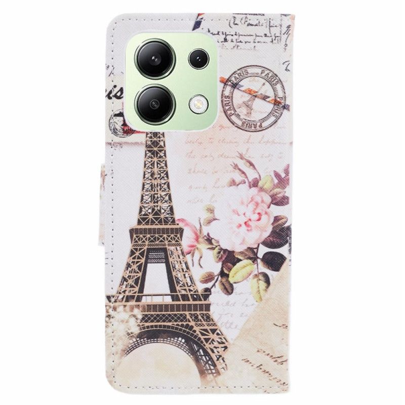 Kotelot Xiaomi Redmi Note 13 4g Vintage Eiffel-torni