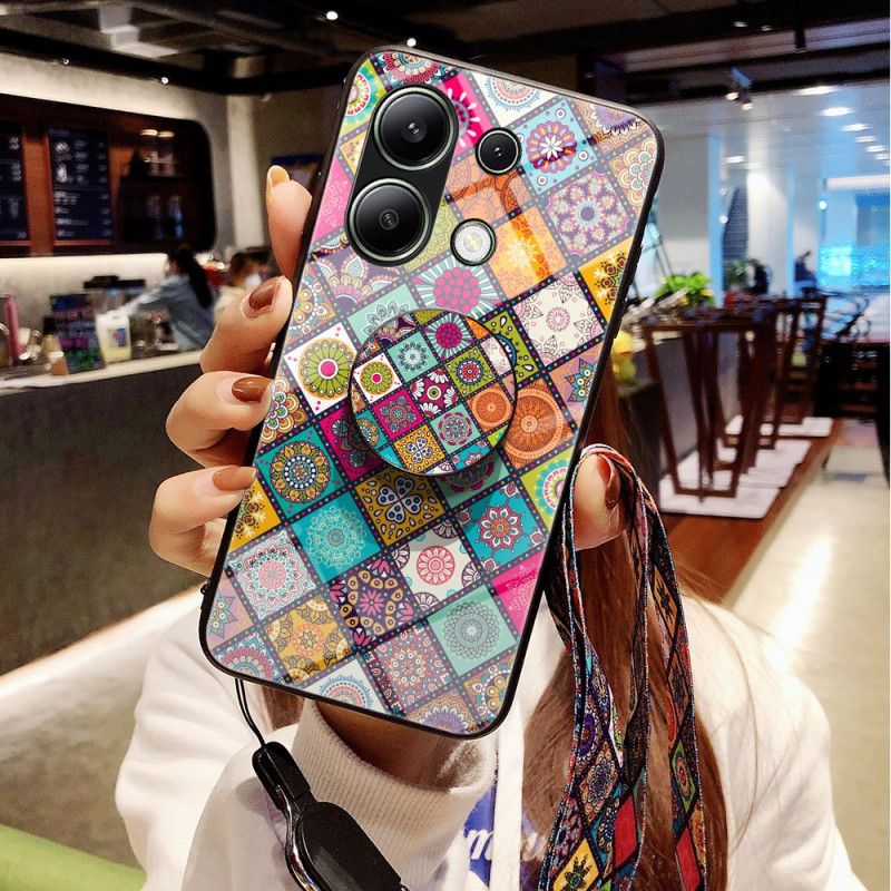 Kuori Xiaomi Redmi Note 13 4g Patchwork Tukirengas Ja -hihna