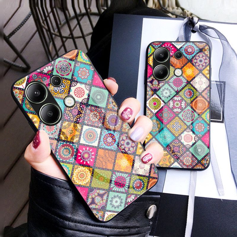 Kuori Xiaomi Redmi Note 13 4g Patchwork Tukirengas Ja -hihna