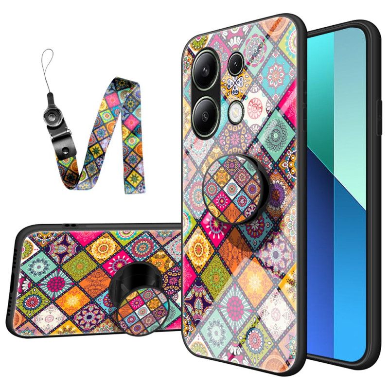 Kuori Xiaomi Redmi Note 13 4g Patchwork Tukirengas Ja -hihna