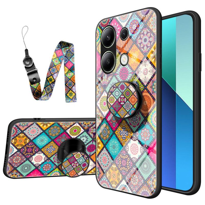 Kuori Xiaomi Redmi Note 13 4g Patchwork Tukirengas Ja -hihna