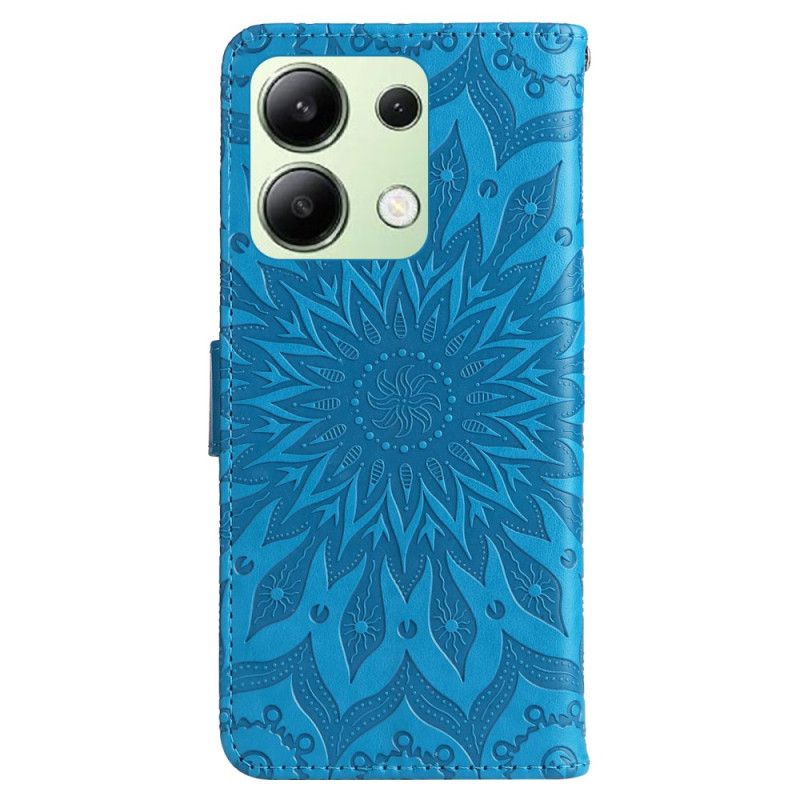 Nahkakotelo Xiaomi Redmi Note 13 4g Mandala Hihnalla