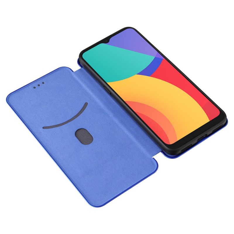 Flip Kotelot Alcatel 3l (2021) / 1s (2021) Hiilikuitua