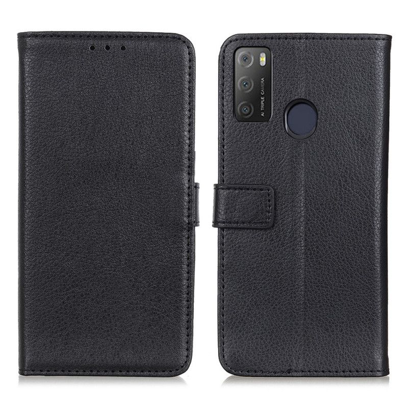 Flip Kotelot Alcatel 3l (2021) / 1s (2021) Premium Litchi Leather