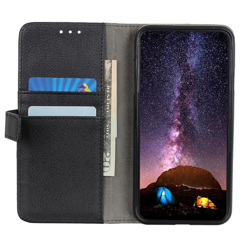 Flip Kotelot Alcatel 3l (2021) / 1s (2021) Premium Litchi Leather