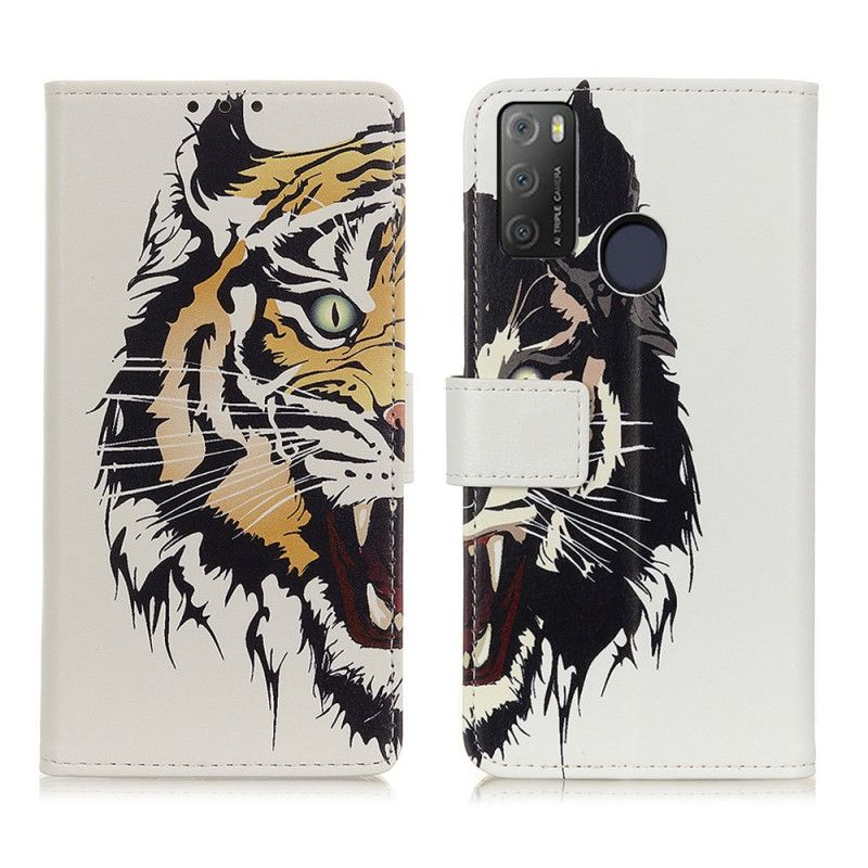 Kotelot Alcatel 3l (2021) / 1s (2021) Fierce Tiger