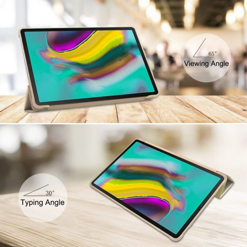 Älykäs Kotelo Samsung Galaxy Tab S5e Vaaleanpunainen Punainen Vahvistettujen Kulmien Värit