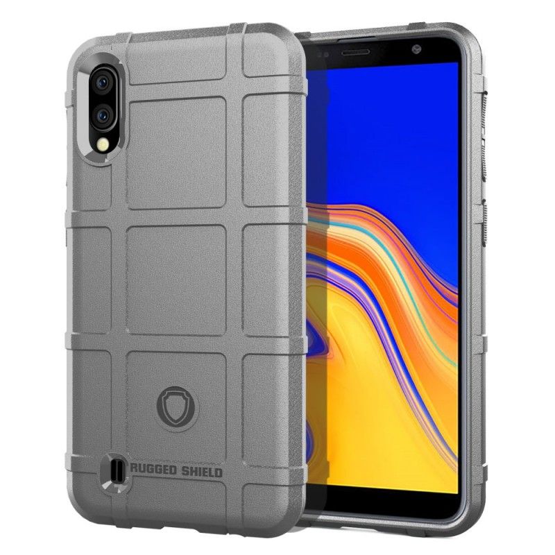 Case Kuoret Samsung Galaxy A10 Harmaa Musta Puhelinkuoret Kestävä Kilpi