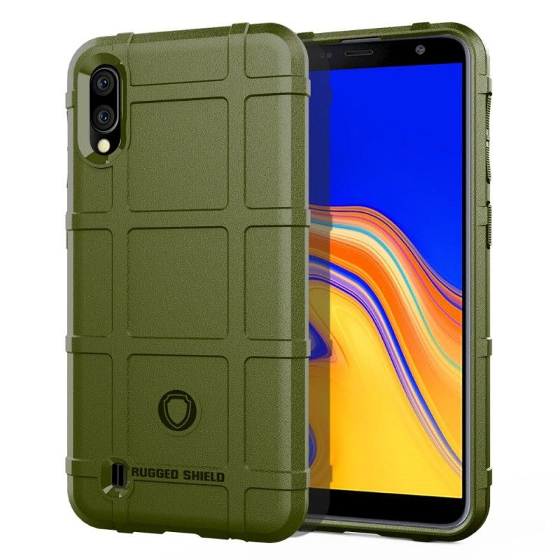 Case Kuoret Samsung Galaxy A10 Harmaa Musta Puhelinkuoret Kestävä Kilpi