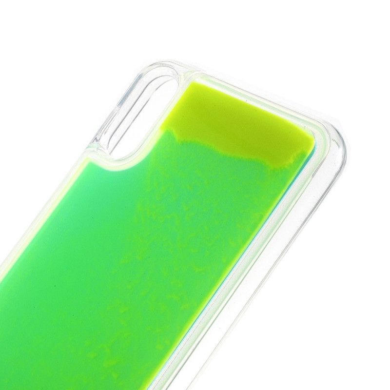 Case Kuoret Samsung Galaxy A10 Omenavihreä Violetti Puhelinkuoret Fluoresoiva