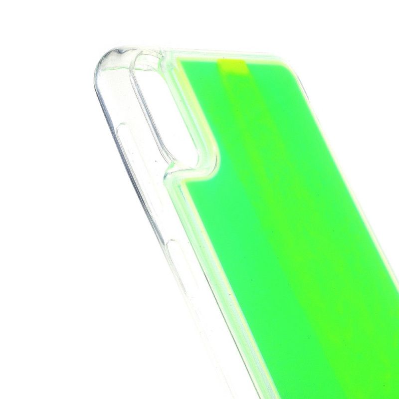 Case Kuoret Samsung Galaxy A10 Omenavihreä Violetti Puhelinkuoret Fluoresoiva