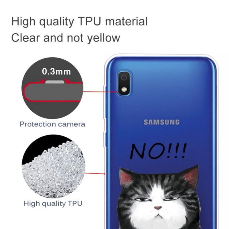 Case Kuoret Samsung Galaxy A10 Puhelinkuoret Kissa. Joka Sanoo Ei