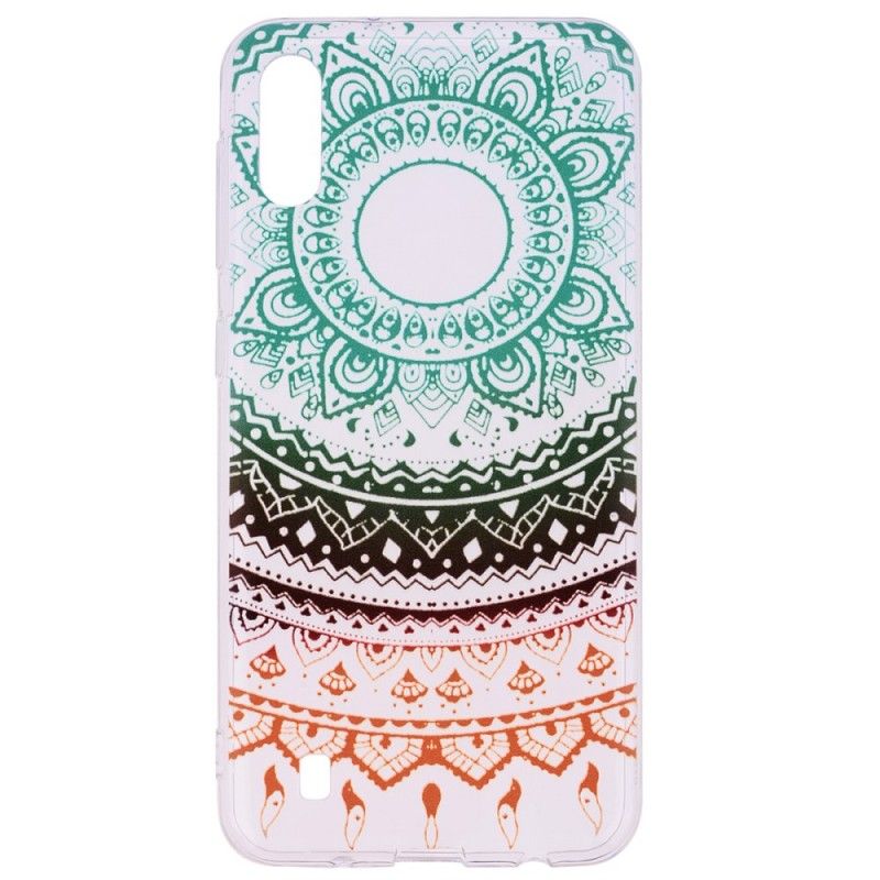 Case Kuoret Samsung Galaxy A10 Puhelinkuoret Läpinäkyvä Värikäs Mandala