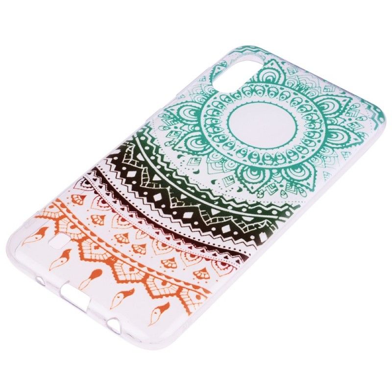 Case Kuoret Samsung Galaxy A10 Puhelinkuoret Läpinäkyvä Värikäs Mandala