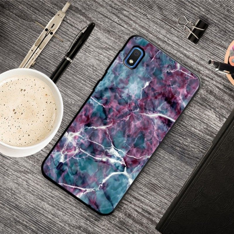 Case Kuoret Samsung Galaxy A10 Puhelinkuoret Violetti Marmori