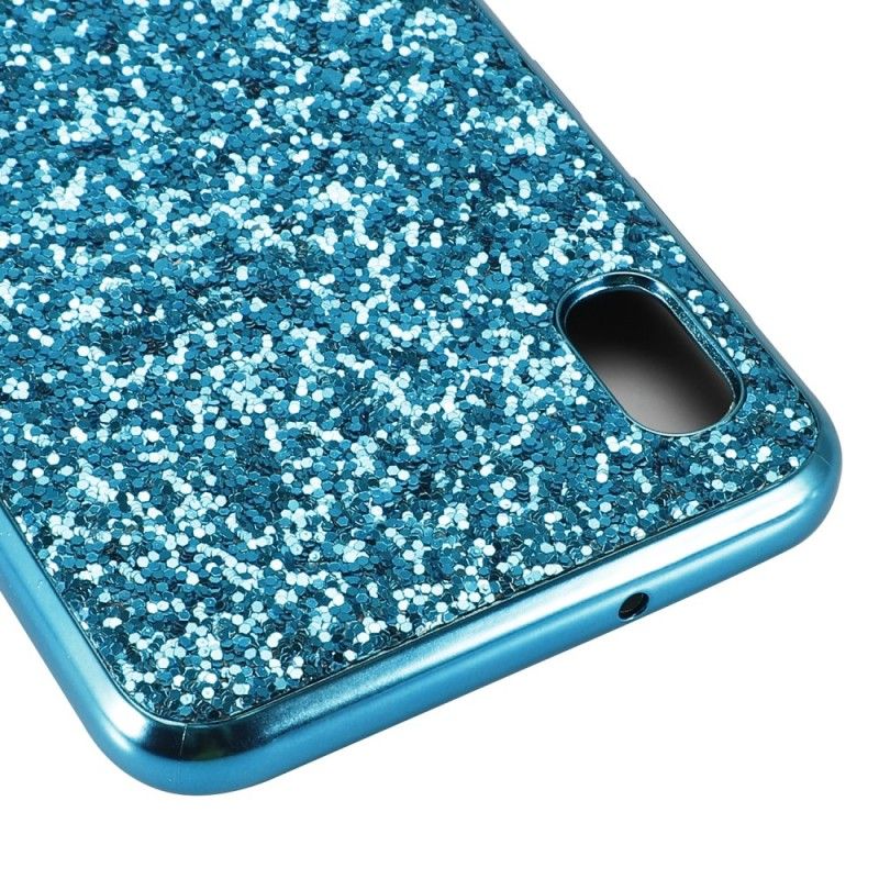 Case Kuoret Samsung Galaxy A10 Punainen Musta Puhelinkuoret Ensiluokkainen Kimallus