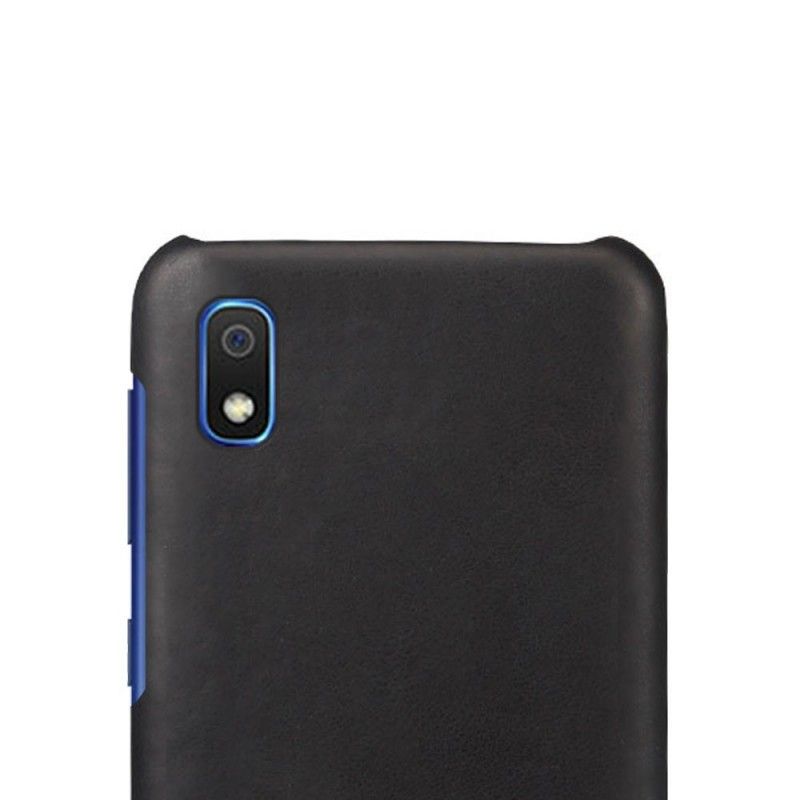 Case Kuoret Samsung Galaxy A10 Punainen Puhelinkuoret Ksq Nahkaefekti