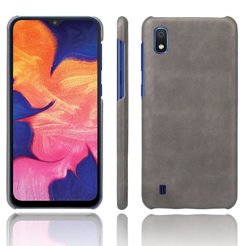 Case Kuoret Samsung Galaxy A10 Punainen Puhelinkuoret Ksq Nahkaefekti