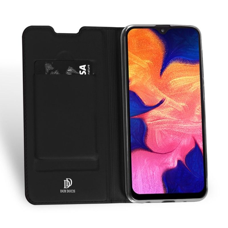 Flip Kotelot Samsung Galaxy A10 Kulta Musta Pro Dux Ducis -Iho Suojakuori