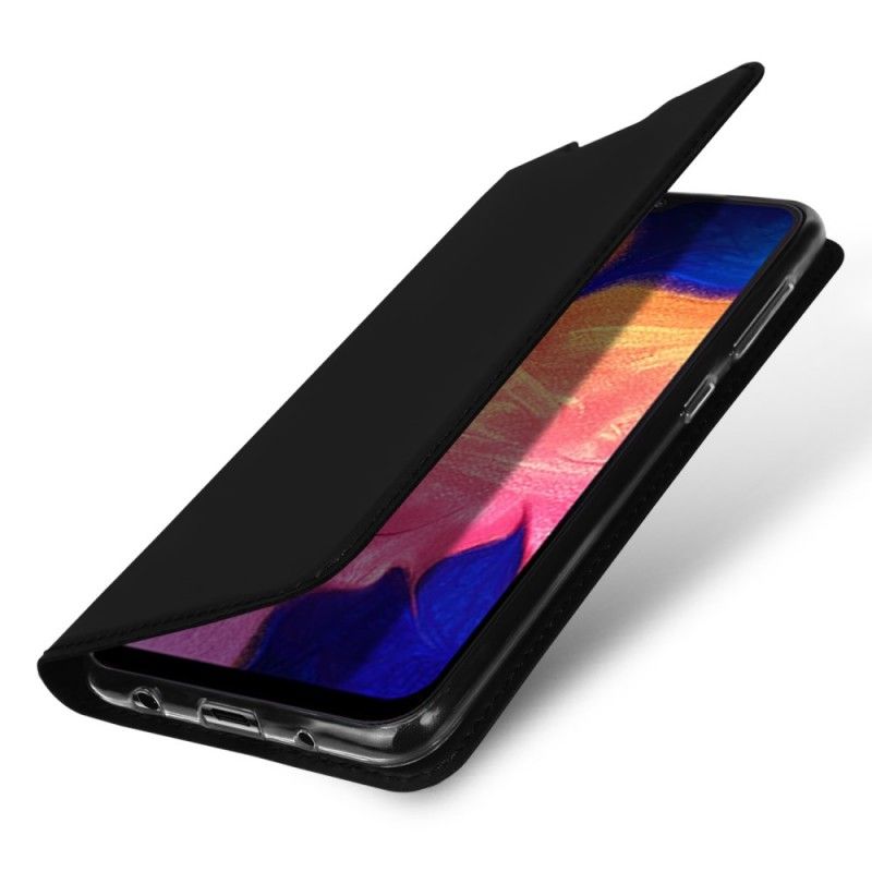 Flip Kotelot Samsung Galaxy A10 Kulta Musta Pro Dux Ducis -Iho Suojakuori