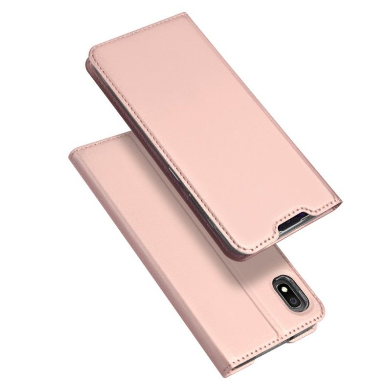 Flip Kotelot Samsung Galaxy A10 Kulta Musta Pro Dux Ducis -Iho Suojakuori