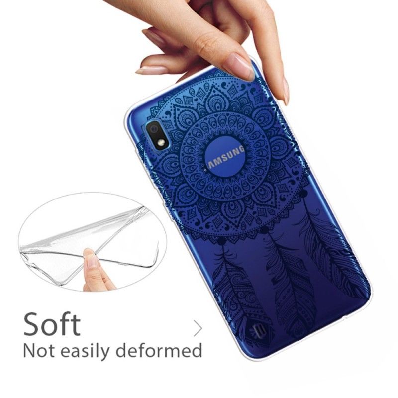 Kuori Samsung Galaxy A10 Ainutlaatuinen Kukka Mandala Suojakuori