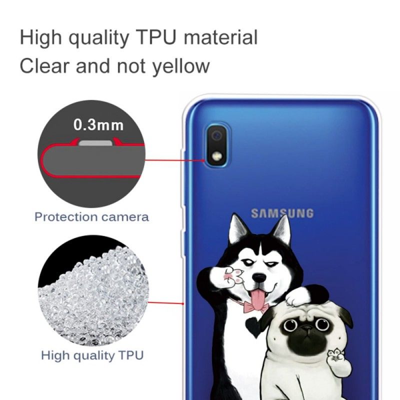 Kuori Samsung Galaxy A10 Hauskoja Koiria Suojakuori