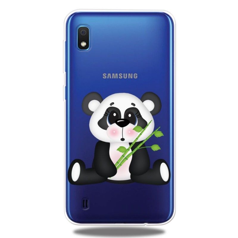 Kuori Samsung Galaxy A10 Läpinäkyvä Surullinen Panda Suojakuori