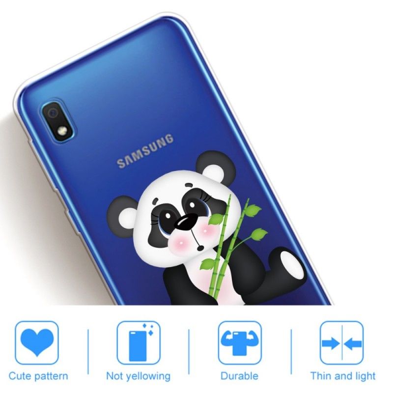 Kuori Samsung Galaxy A10 Läpinäkyvä Surullinen Panda Suojakuori