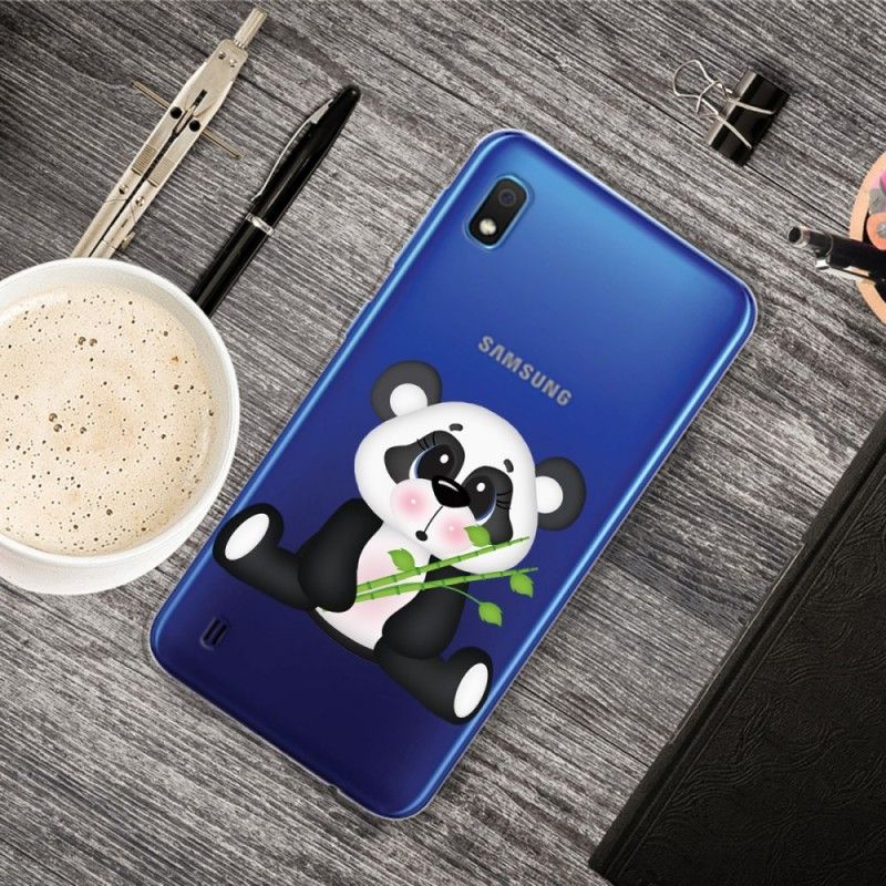 Kuori Samsung Galaxy A10 Läpinäkyvä Surullinen Panda Suojakuori