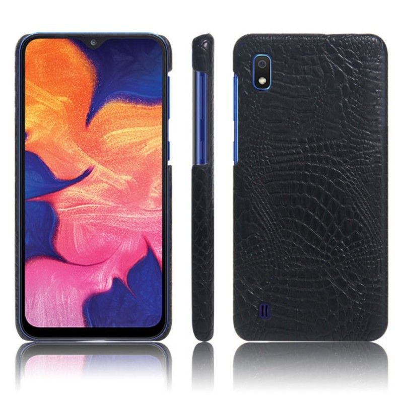 Kuori Samsung Galaxy A10 Oranssi Magenta Ksq Krokotiilin Ihovaikutus Suojakuori