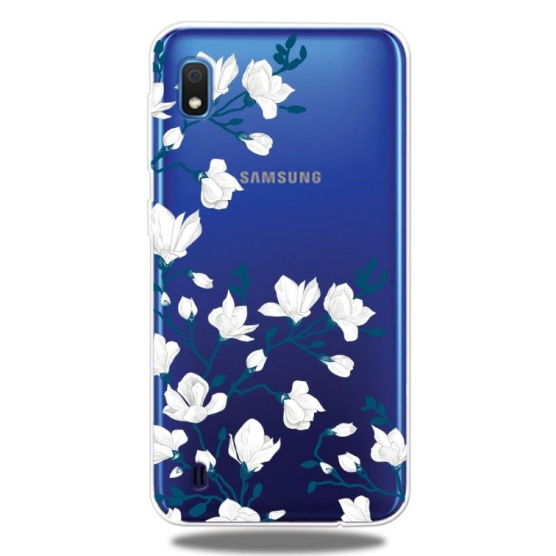 Kuori Samsung Galaxy A10 Puhelinkuoret Valkoiset Kukat