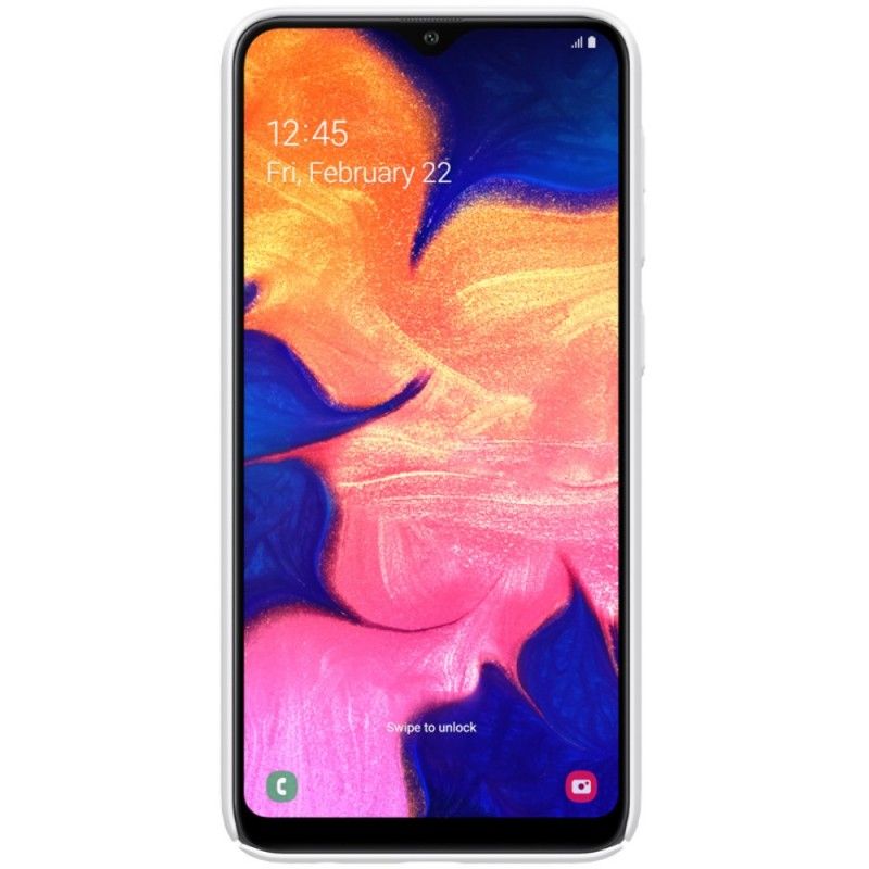 Kuori Samsung Galaxy A10 Valkoinen Musta Jäykkä Himmeä Nillkin