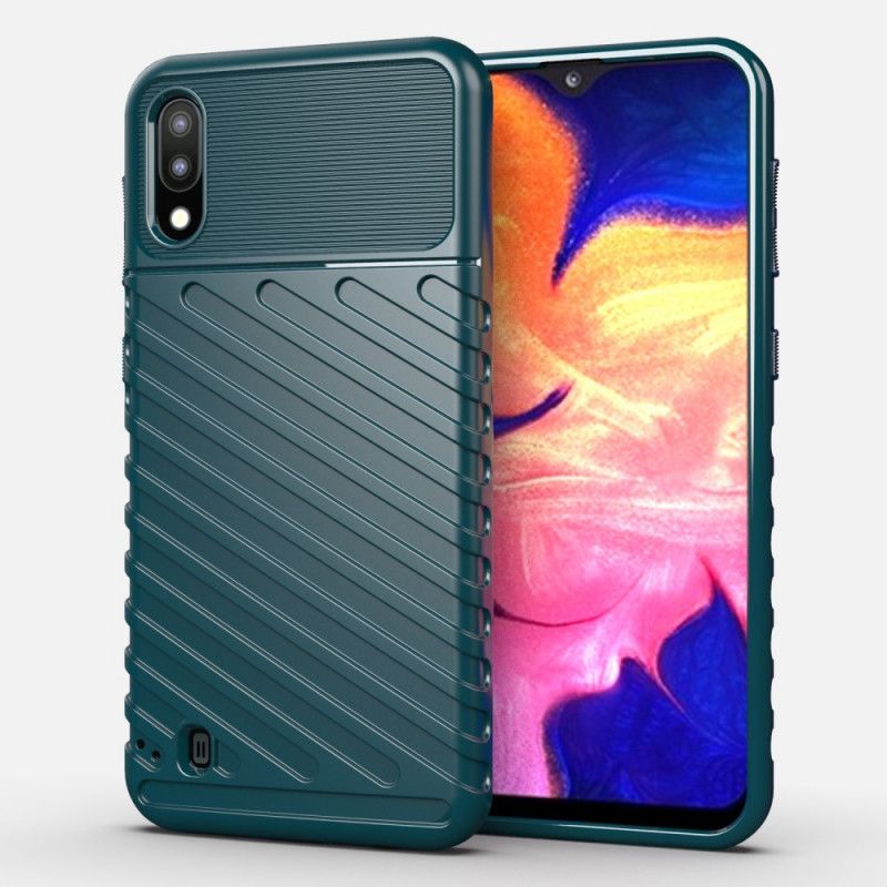 Kuori Samsung Galaxy A10 Vihreä Musta Ukkosarja