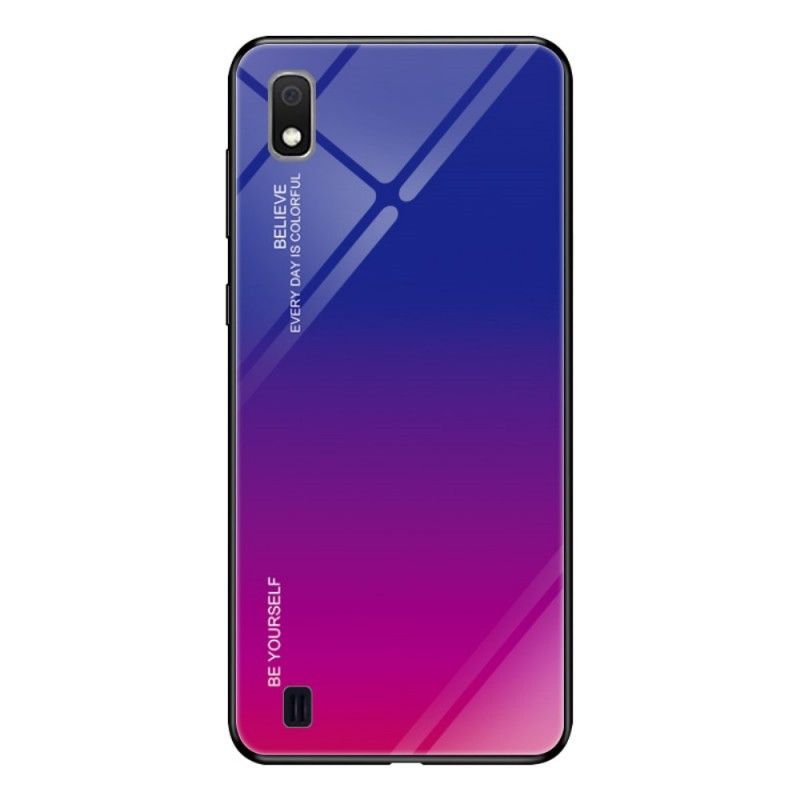 Kuori Samsung Galaxy A10 Vihreä Punainen Galvanoitu Väri